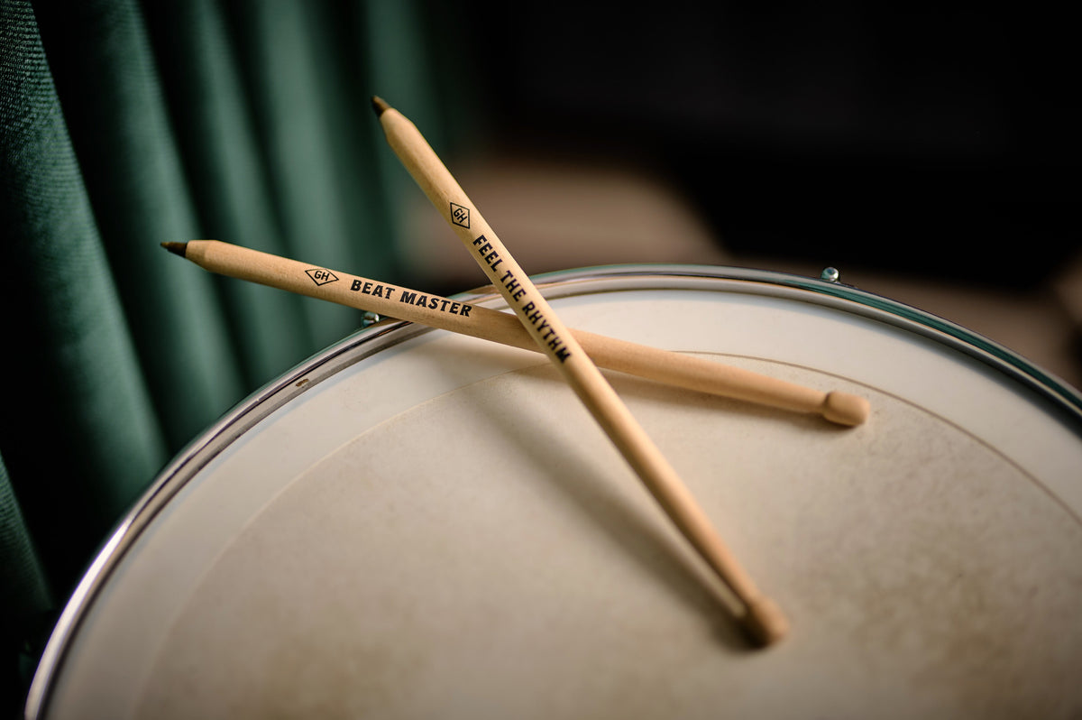 Wooden Drumstick Pens | Set of 2-Gentlemen's Hardware-The Bullish Store