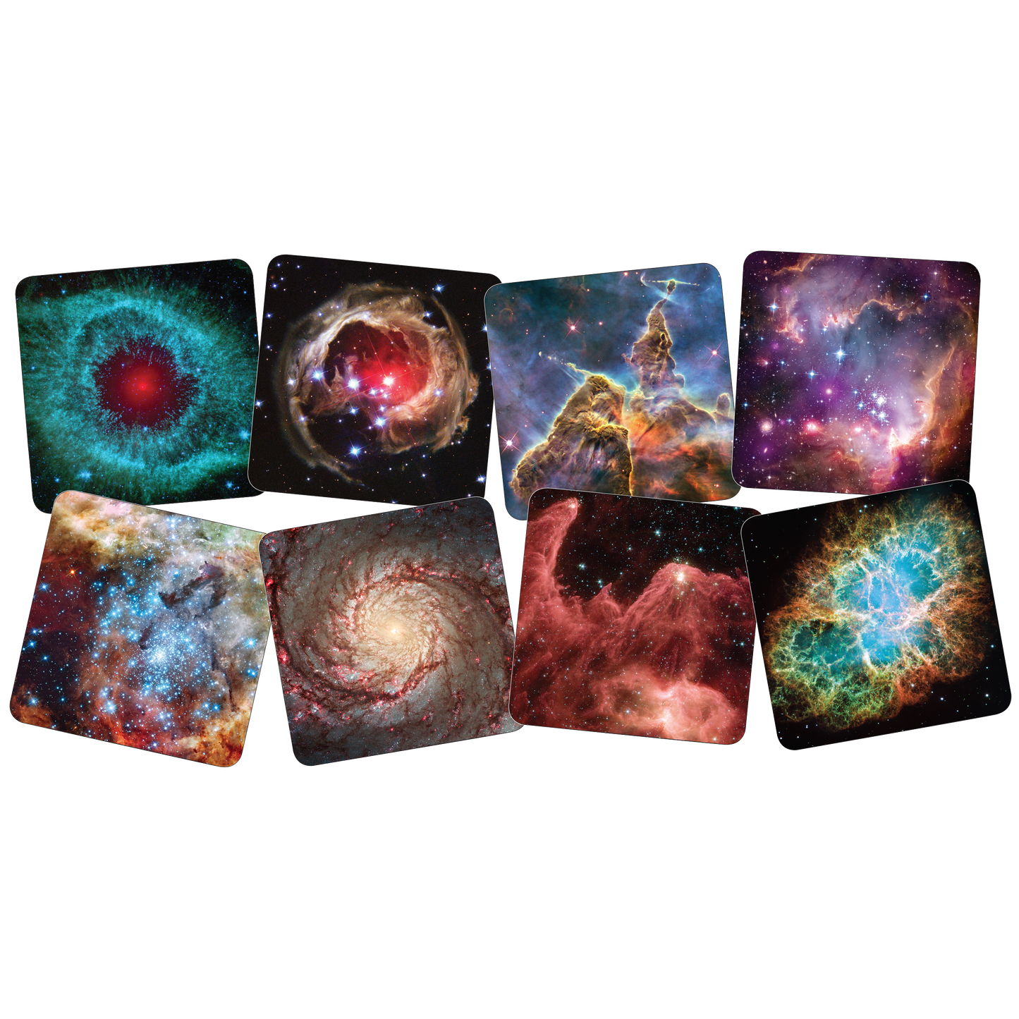 Celestial Coaster Set | Set of 8 Galaxy-Inspired Drink Coasters