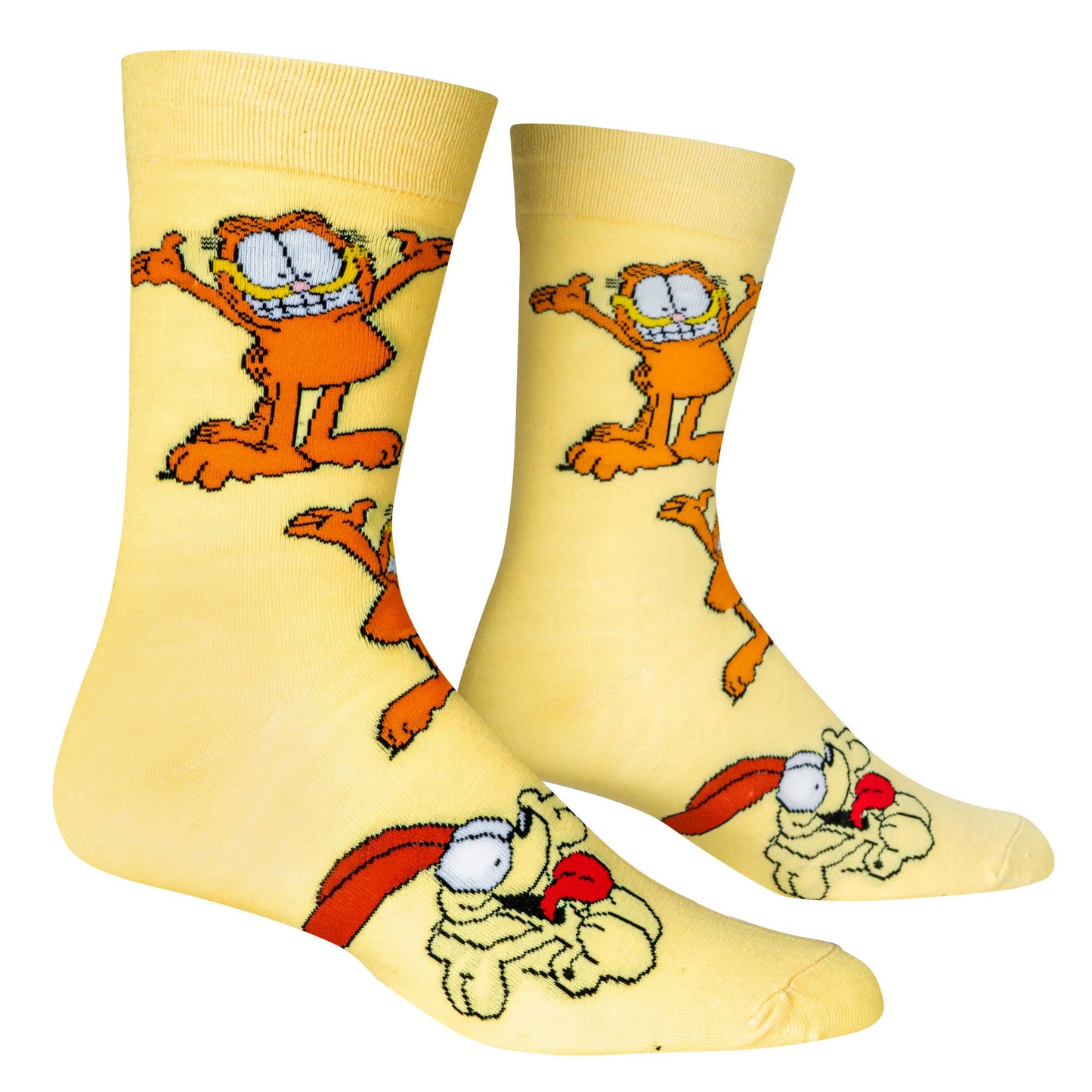 Garfield Men’s Crew Socks | Crazy Socks Fun Cartoon Style