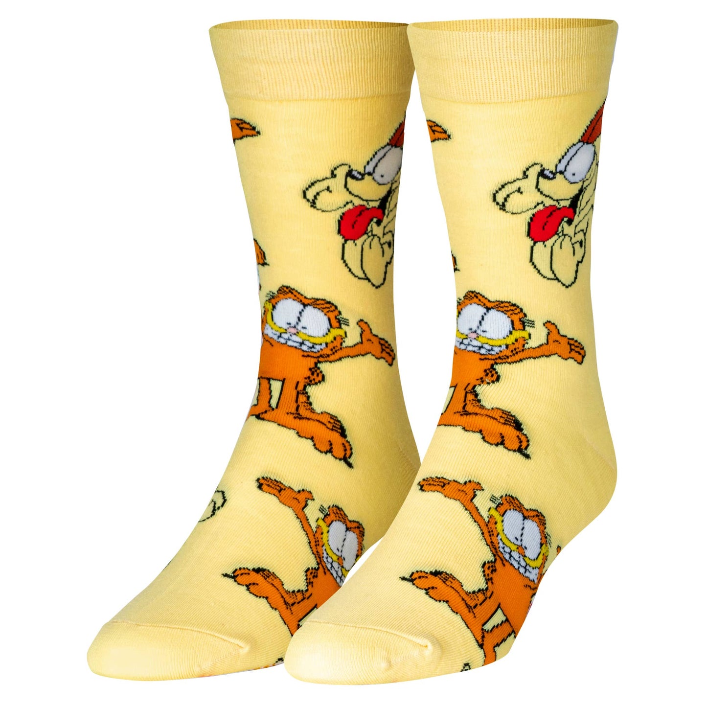 Garfield Men’s Crew Socks | Crazy Socks Fun Cartoon Style