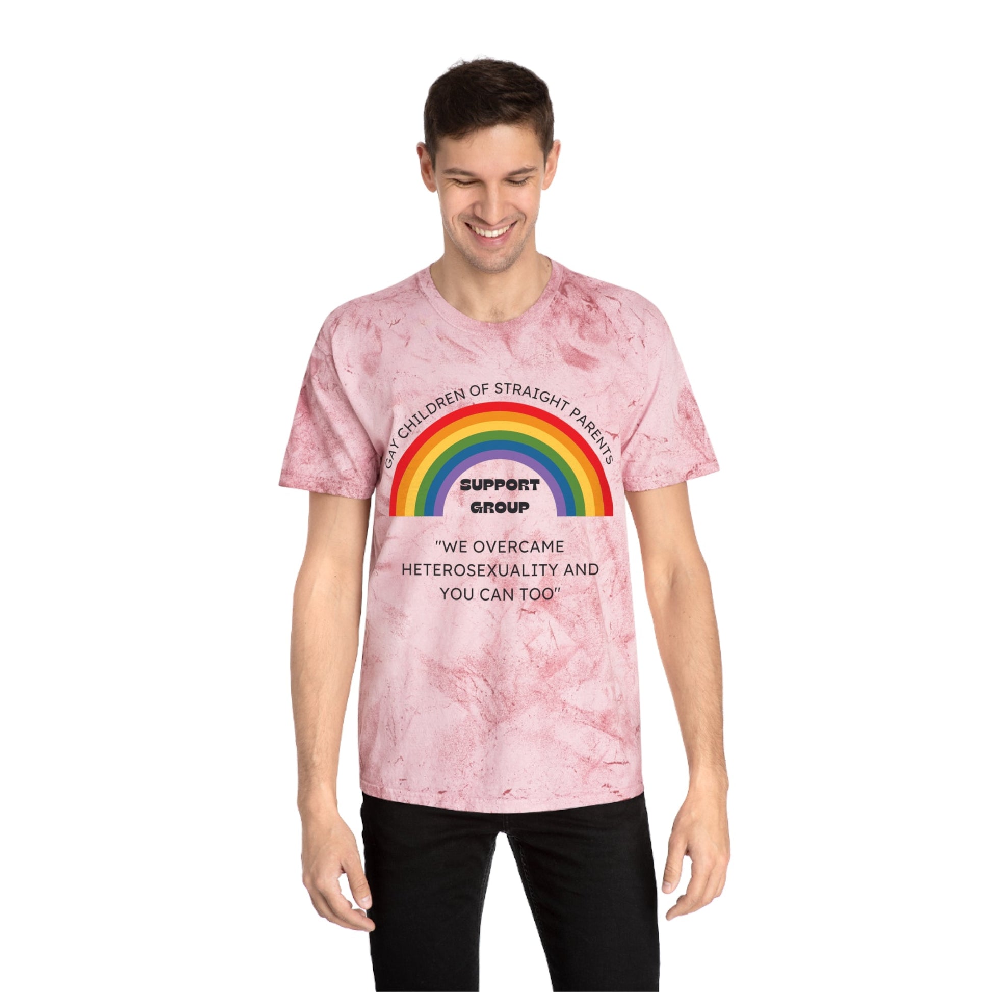 Gay Children of Straight Parents Support Group Unisex Color Blast T-Shirt