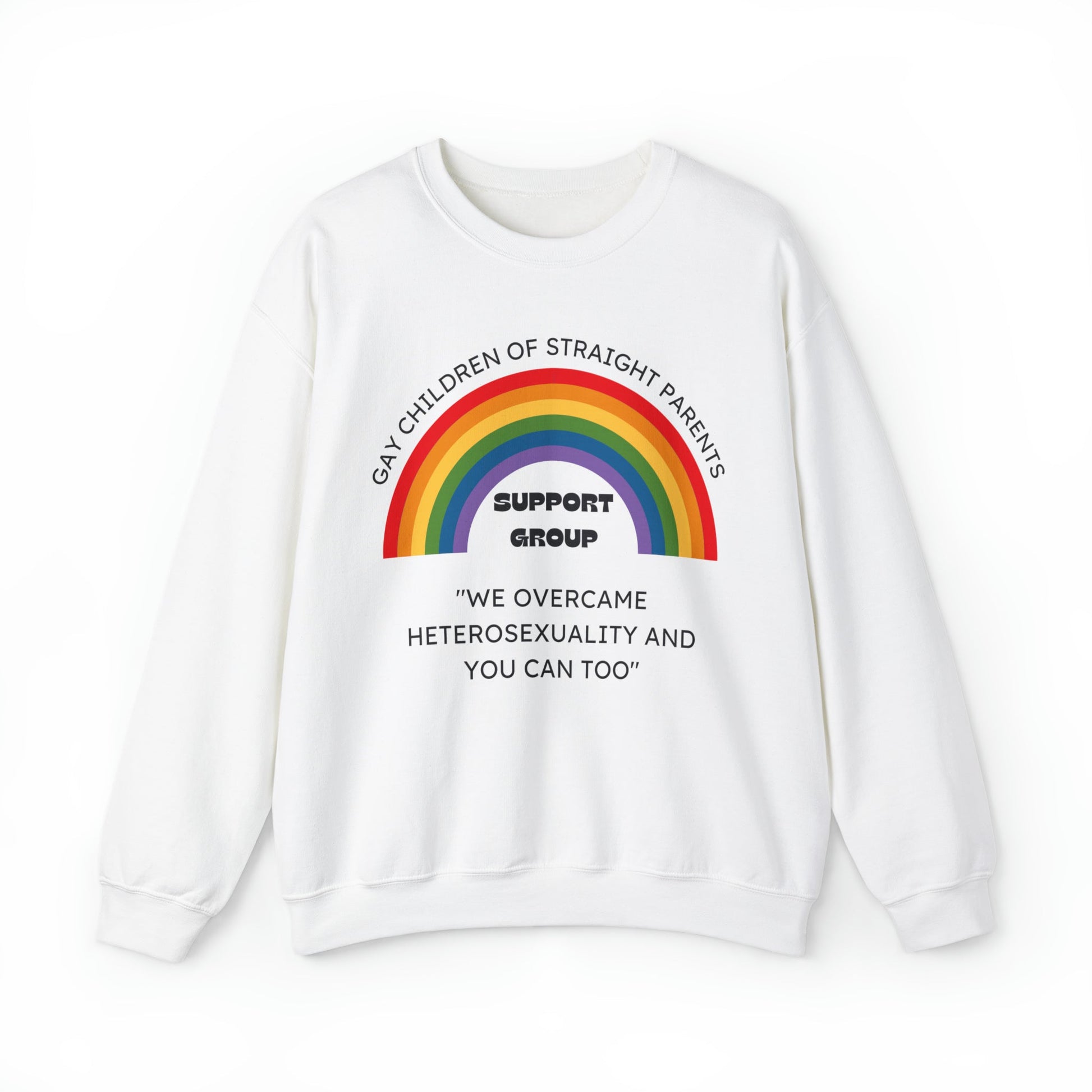 Gay Children of Straight Parents Support Group Unisex Heavy Blend™ Crewneck Sweatshirt Sizes SM-5XL | Plus Size Available