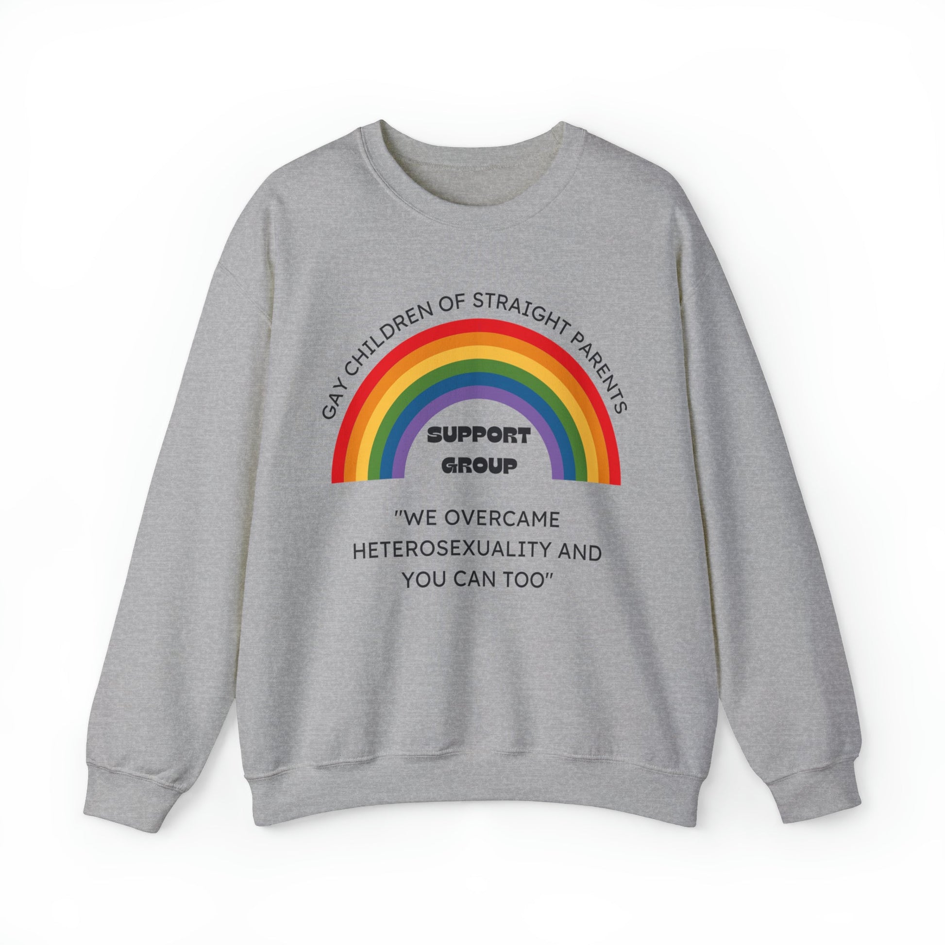 Gay Children of Straight Parents Support Group Unisex Heavy Blend™ Crewneck Sweatshirt Sizes SM-5XL | Plus Size Available