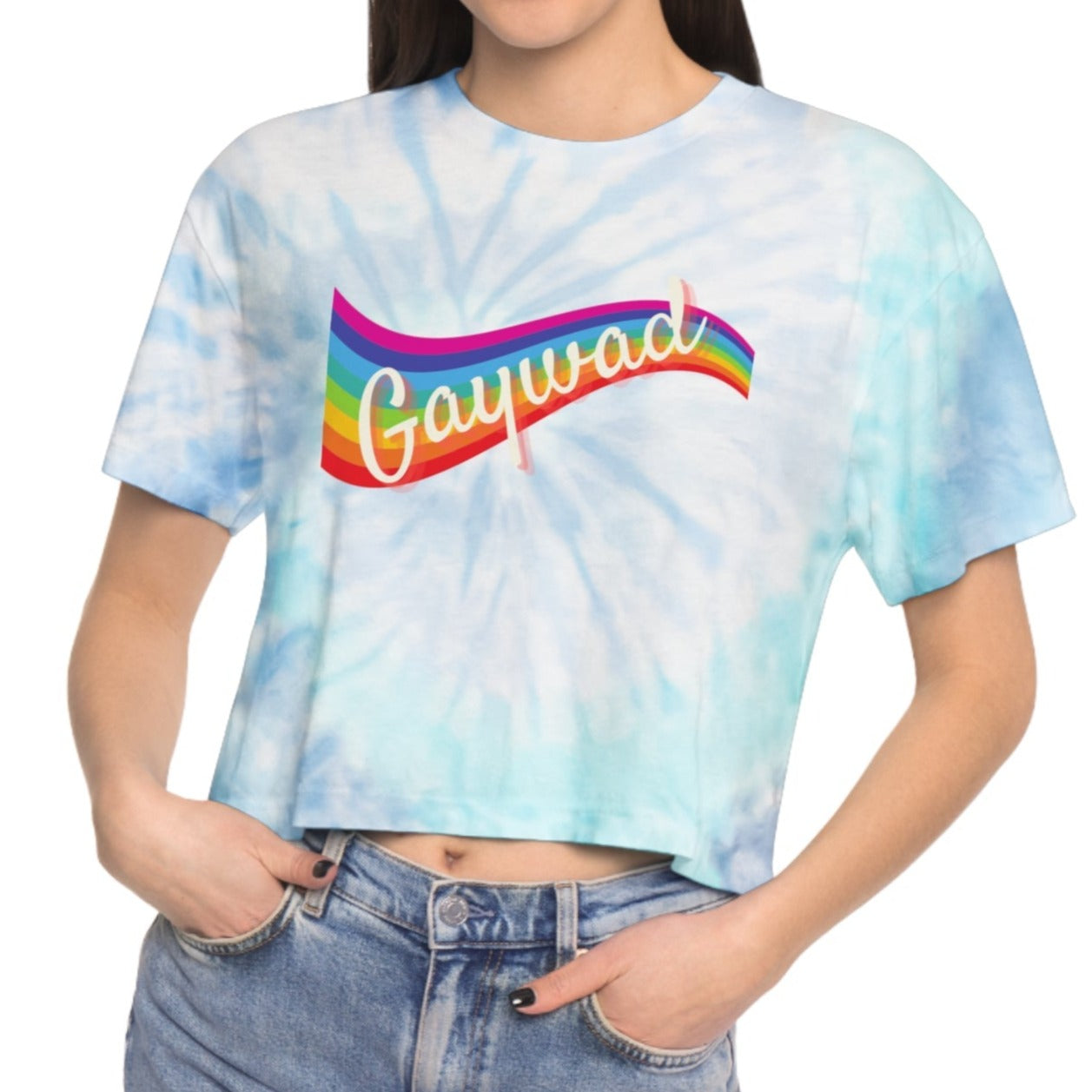 Gaywad Women's Tie-Dye Crop Tee