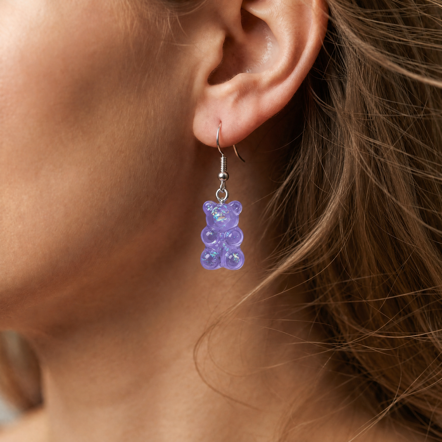 Gummy Bear Dangle Earrings | 5 Color Options