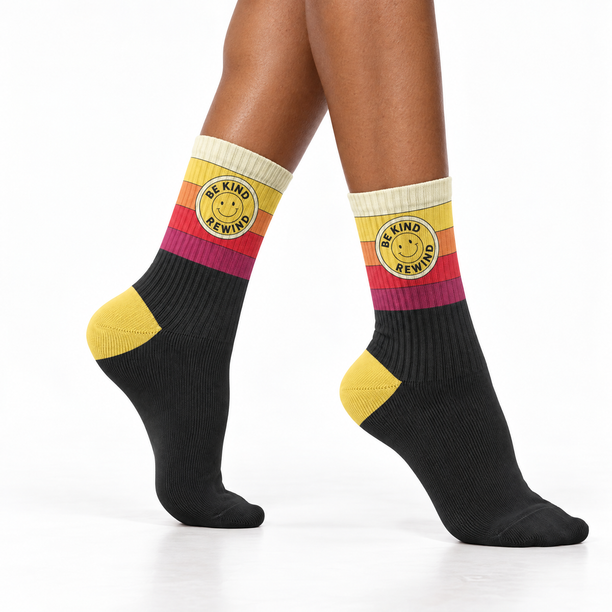 Be Kind Rewind Crew Socks
