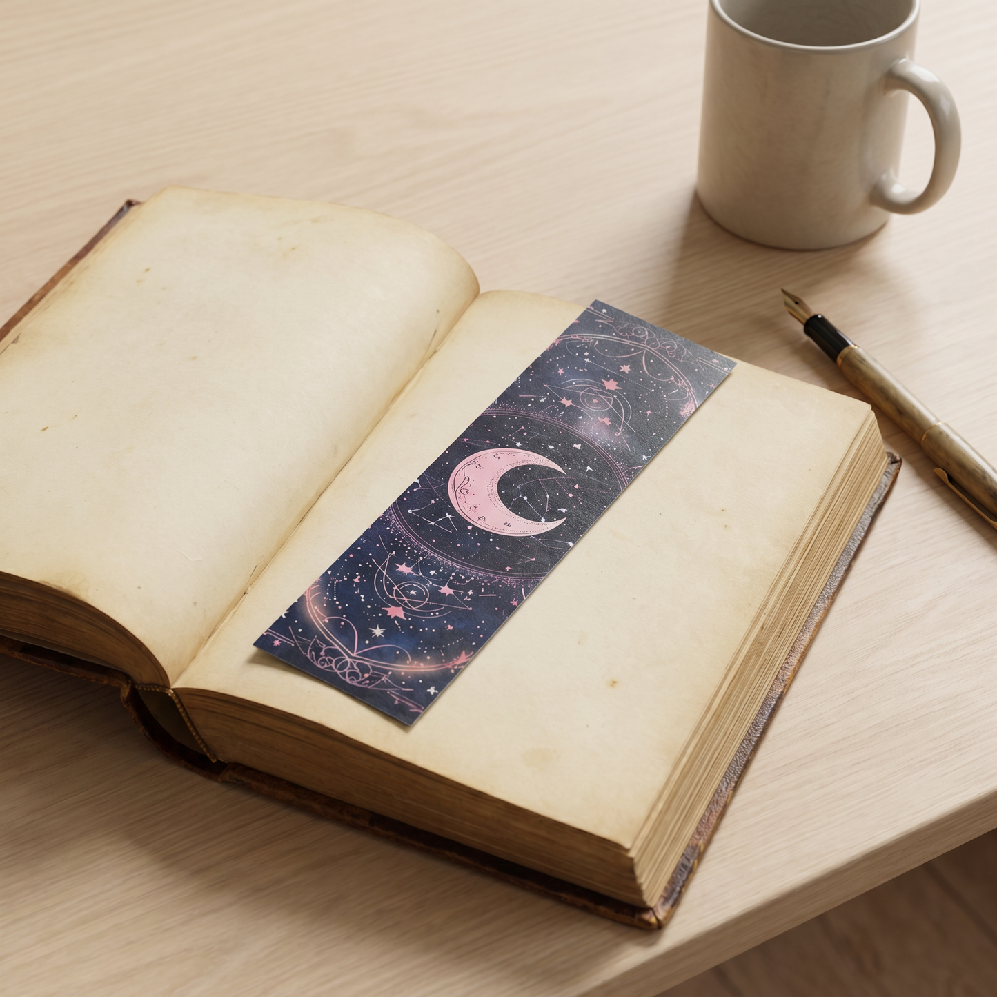 Celestial Tarot Bookmark Set of 30 | Moon & Occult Art Cardboard Bookmarks, Assorted