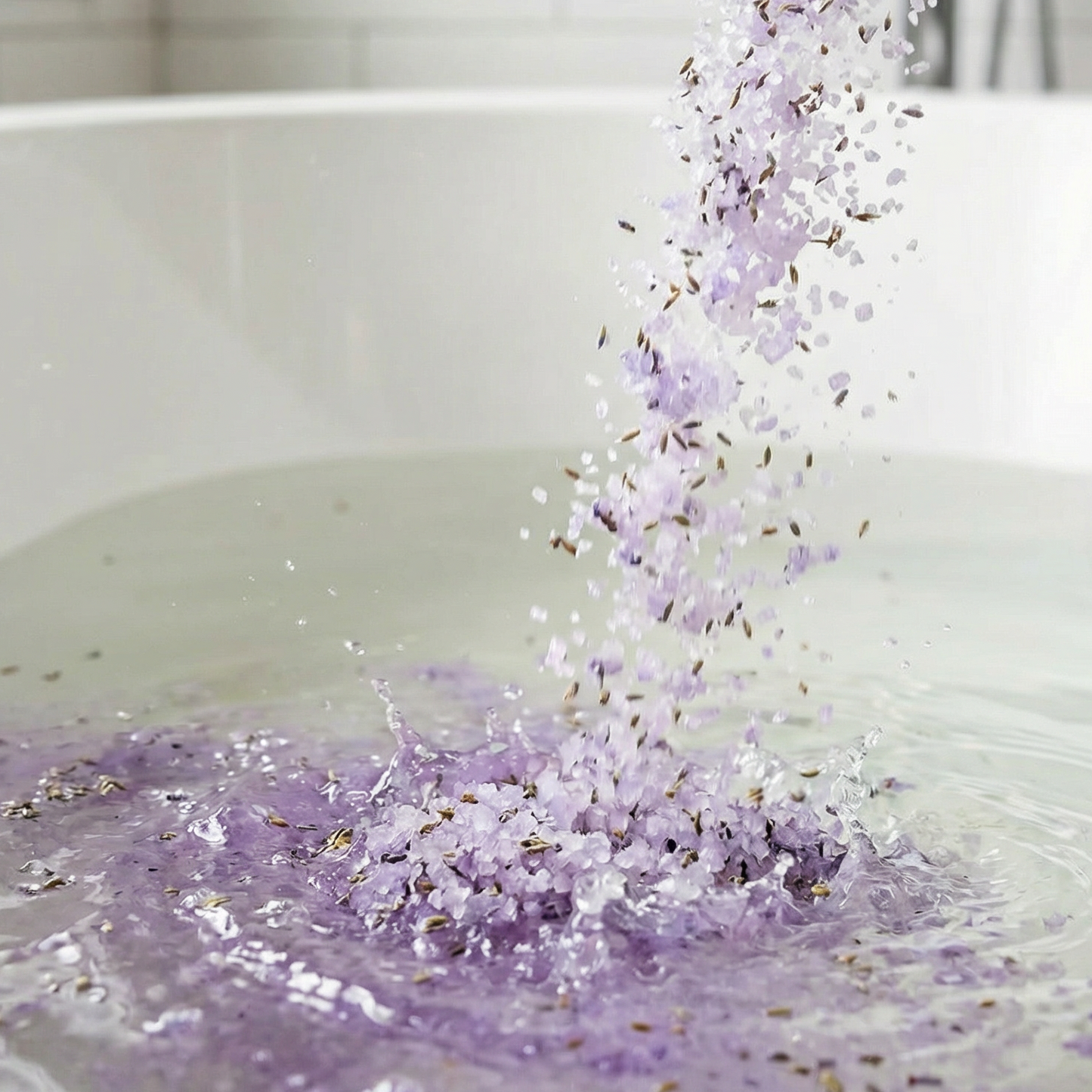 Glow Mood Night Soothing Bath Crystals | Lavender and Patchouli Giftable Bath Salts