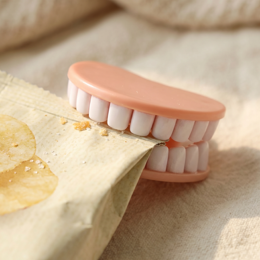 Denture Chip Clips | Set of 4 Teeth-Shaped Bag Clips