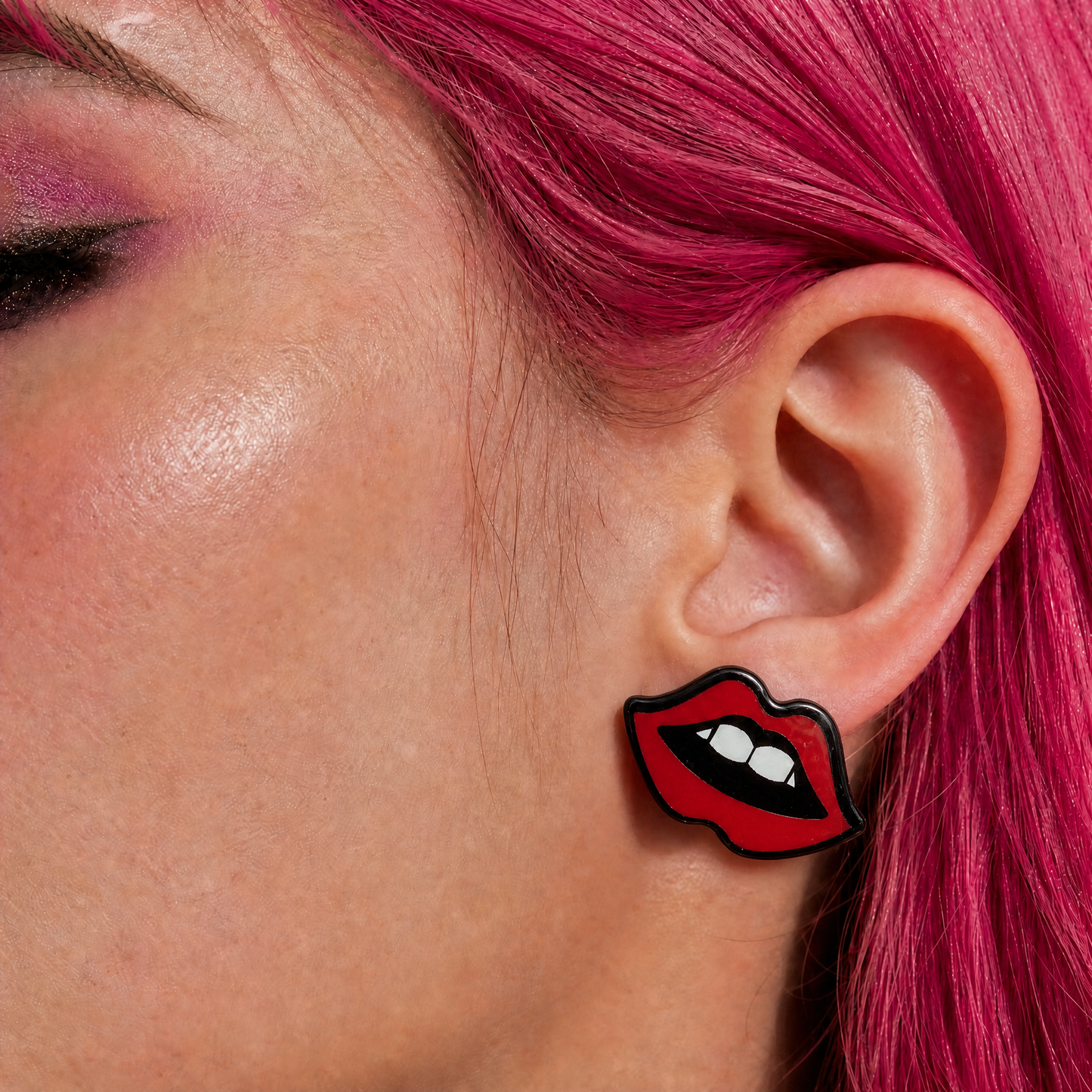 Pop Art High Gloss Statement Stud Earrings | 10 Designs to Choose From