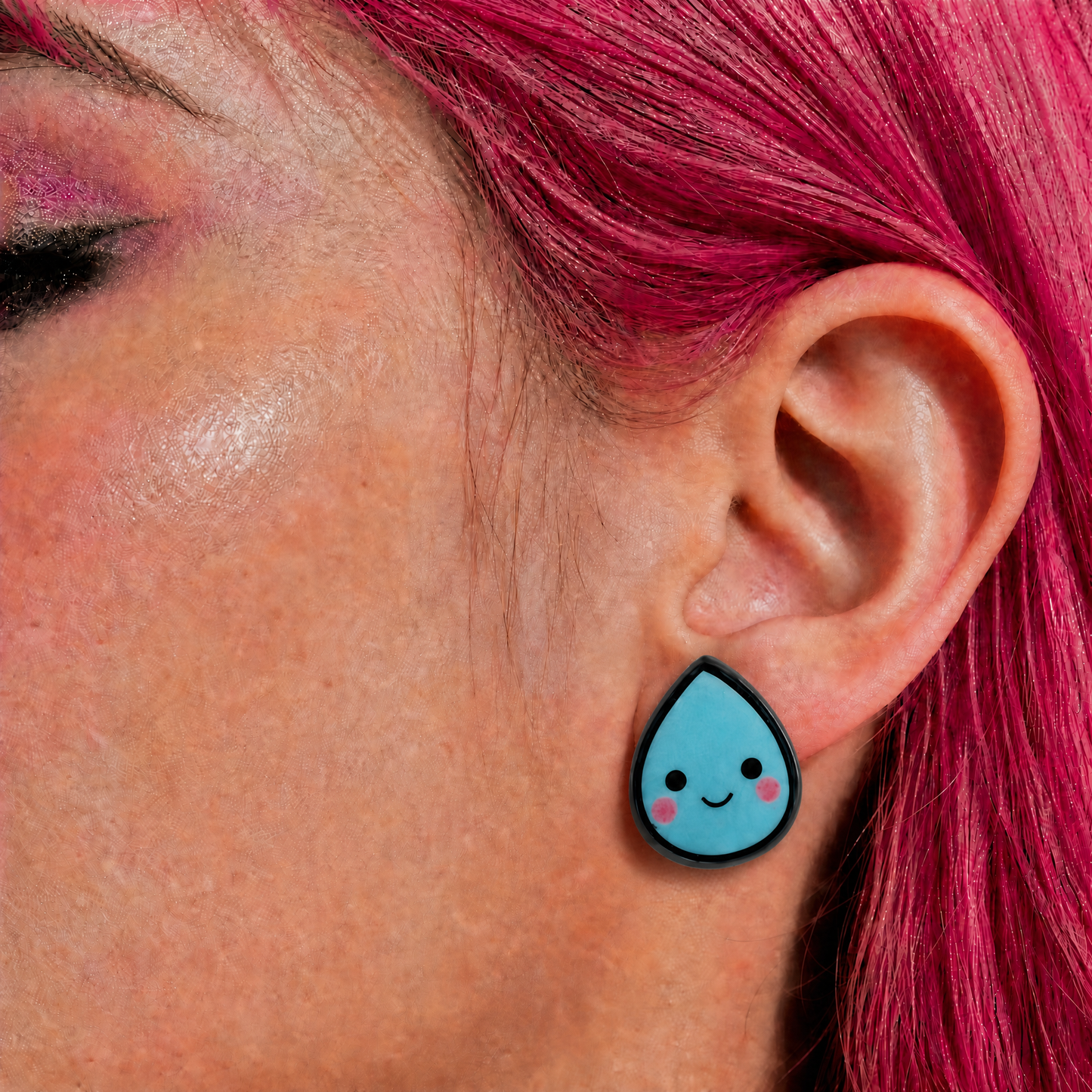 Pop Art High Gloss Statement Stud Earrings | 10 Designs to Choose From