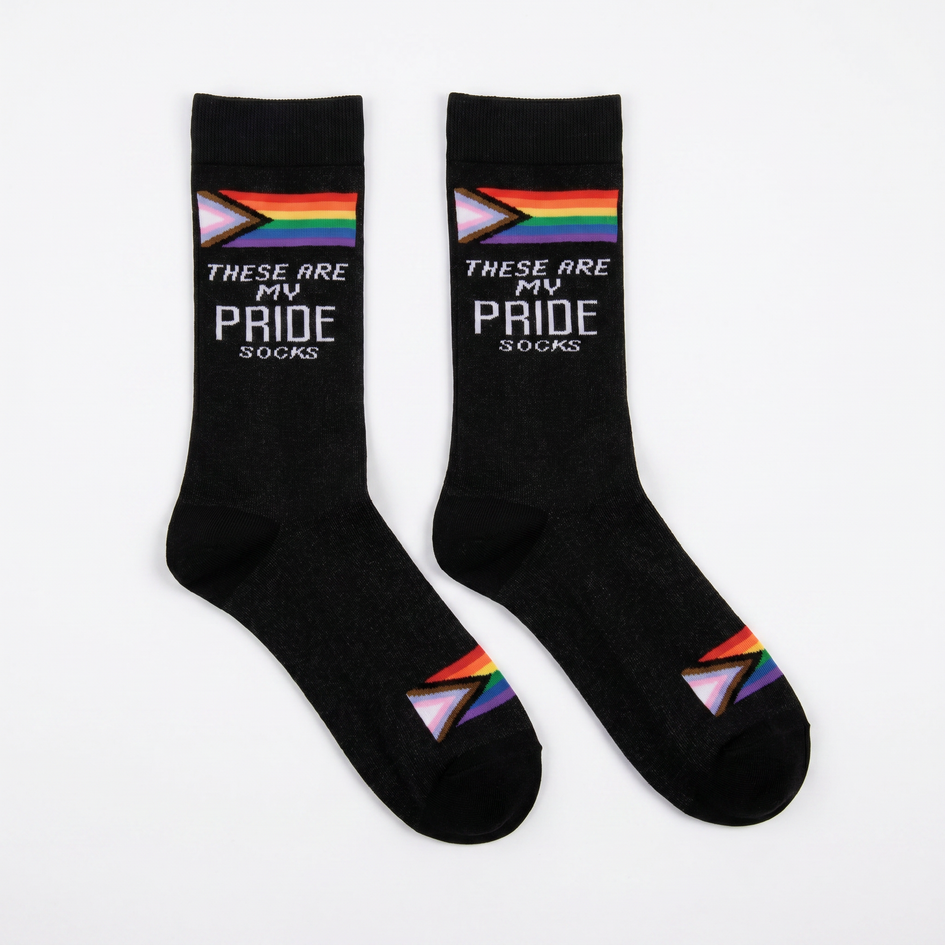 Treat Yo Self Gift Set | Jumbo Wine Glass & Pride Socks in Gift Bag