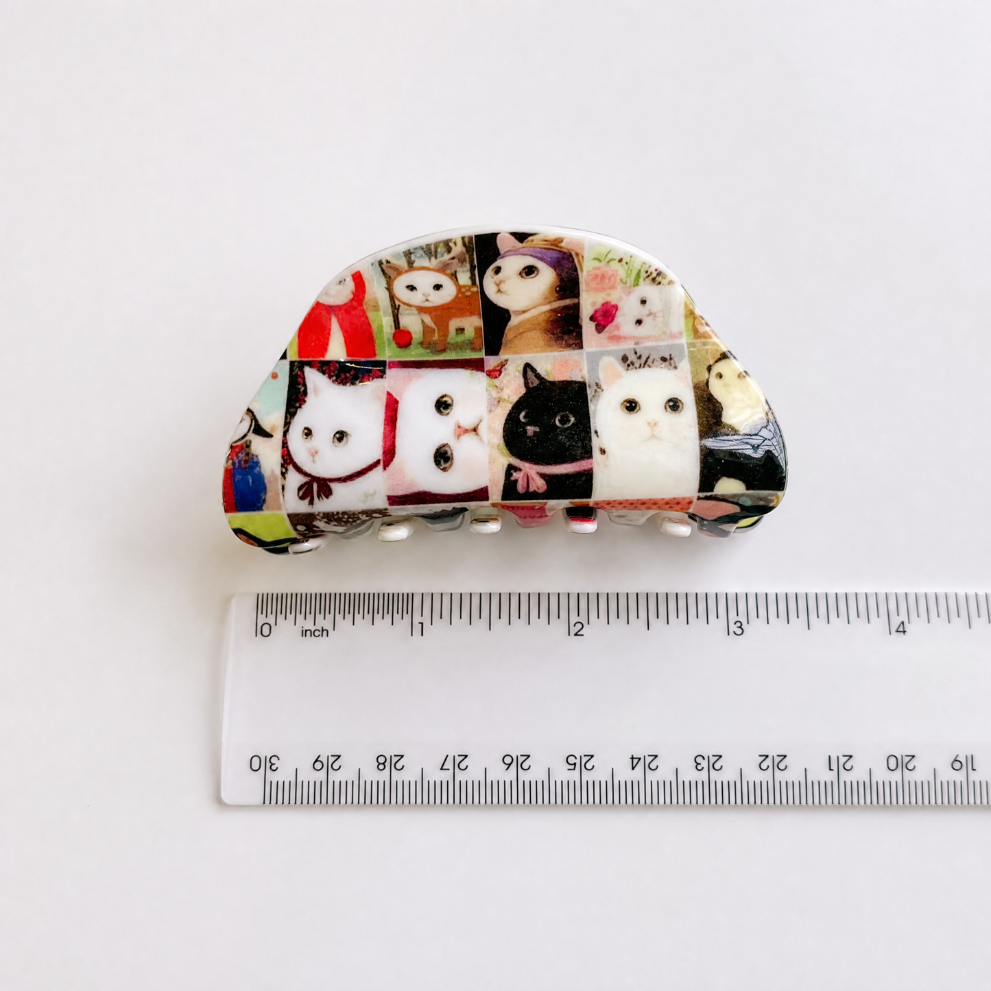 Velvet Claws Fine Art Cats Hair Claw Clip