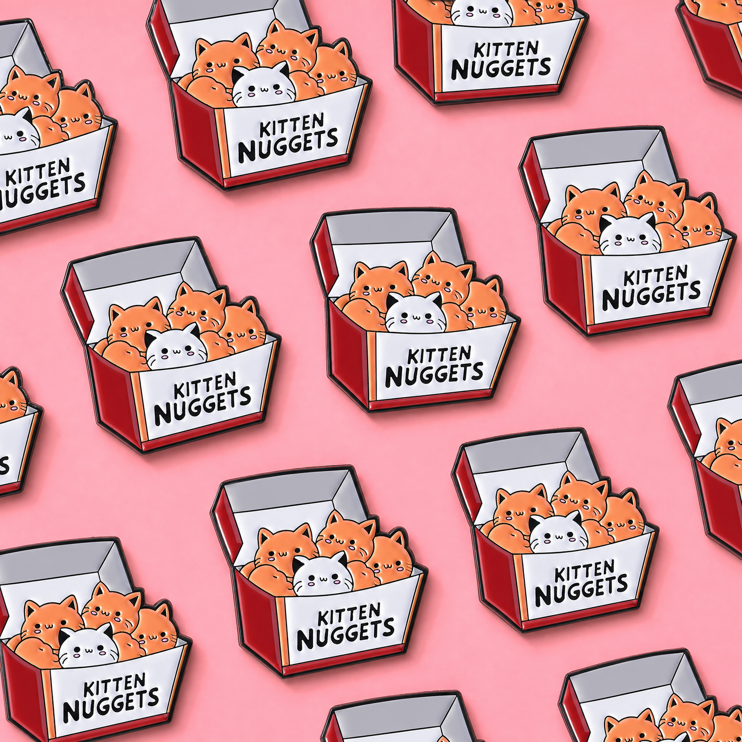 Kitten Nuggets Enamel Pin