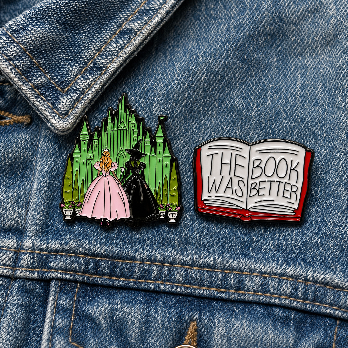 Dorothy in Wonderland Enamel Pin