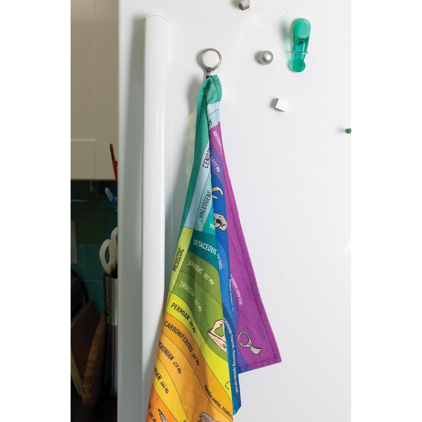 Geologic Time Towel | Kitchen Dish Tea Hand Towel | 17.25" x 25.5"