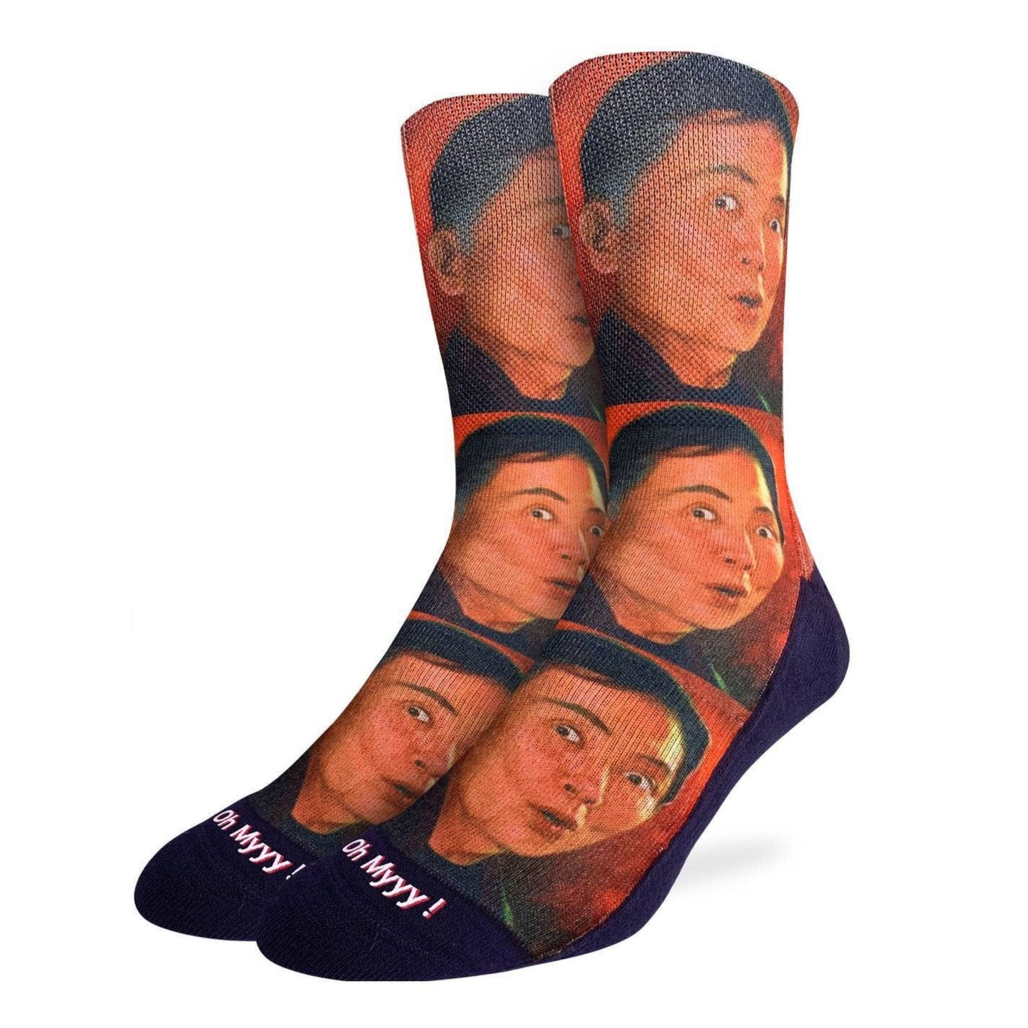 George Takei “Oh My!!” Men's Socks | Fun Star Trek Character Crew Socks