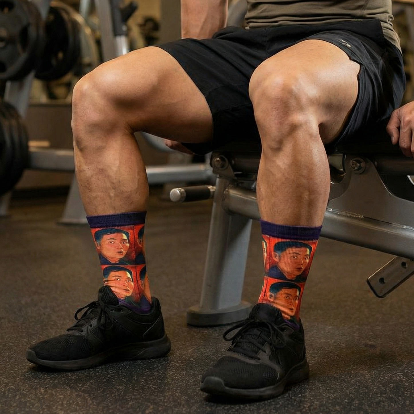 George Takei “Oh My!!” Men's Socks | Fun Star Trek Character Crew Socks