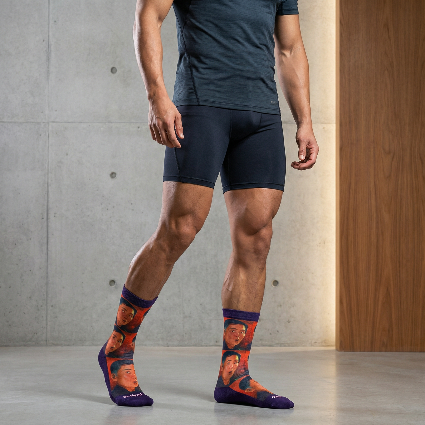 George Takei “Oh My!!” Men's Socks | Fun Star Trek Character Crew Socks