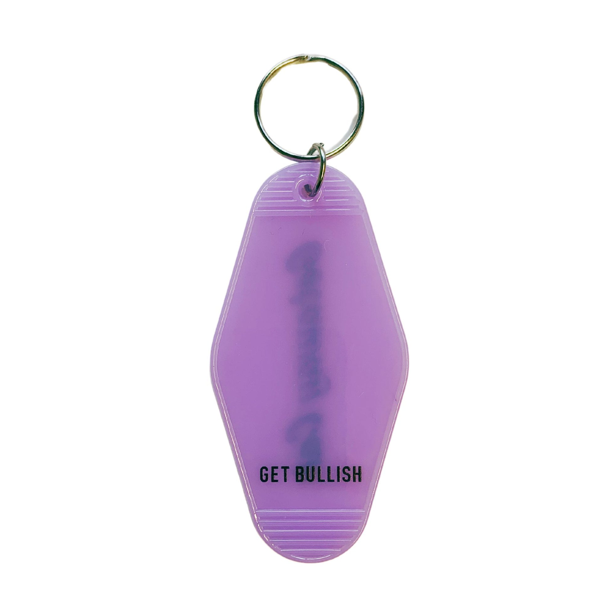 Getaway Car Motel Style Keychain in Translucent Purple