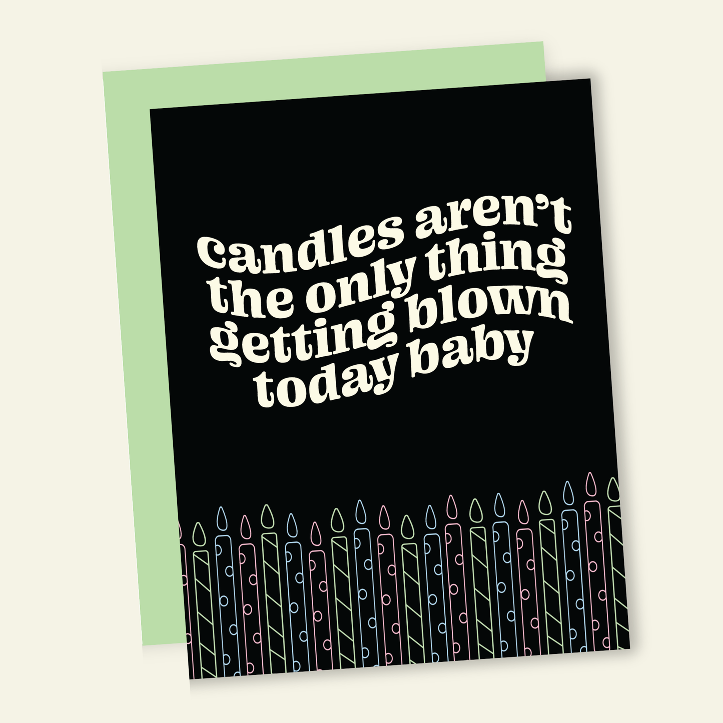 Getting Blown Funny and Dirty Greeting Card