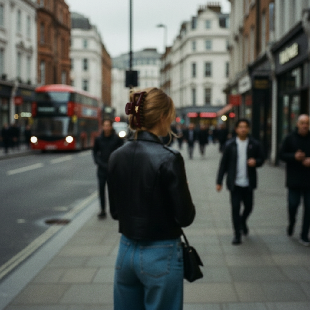 Giant Burgundy Hue Megabow Hair Claw for Long, Thick Hair | Velvet Claws Panther Icon in Gold Foil