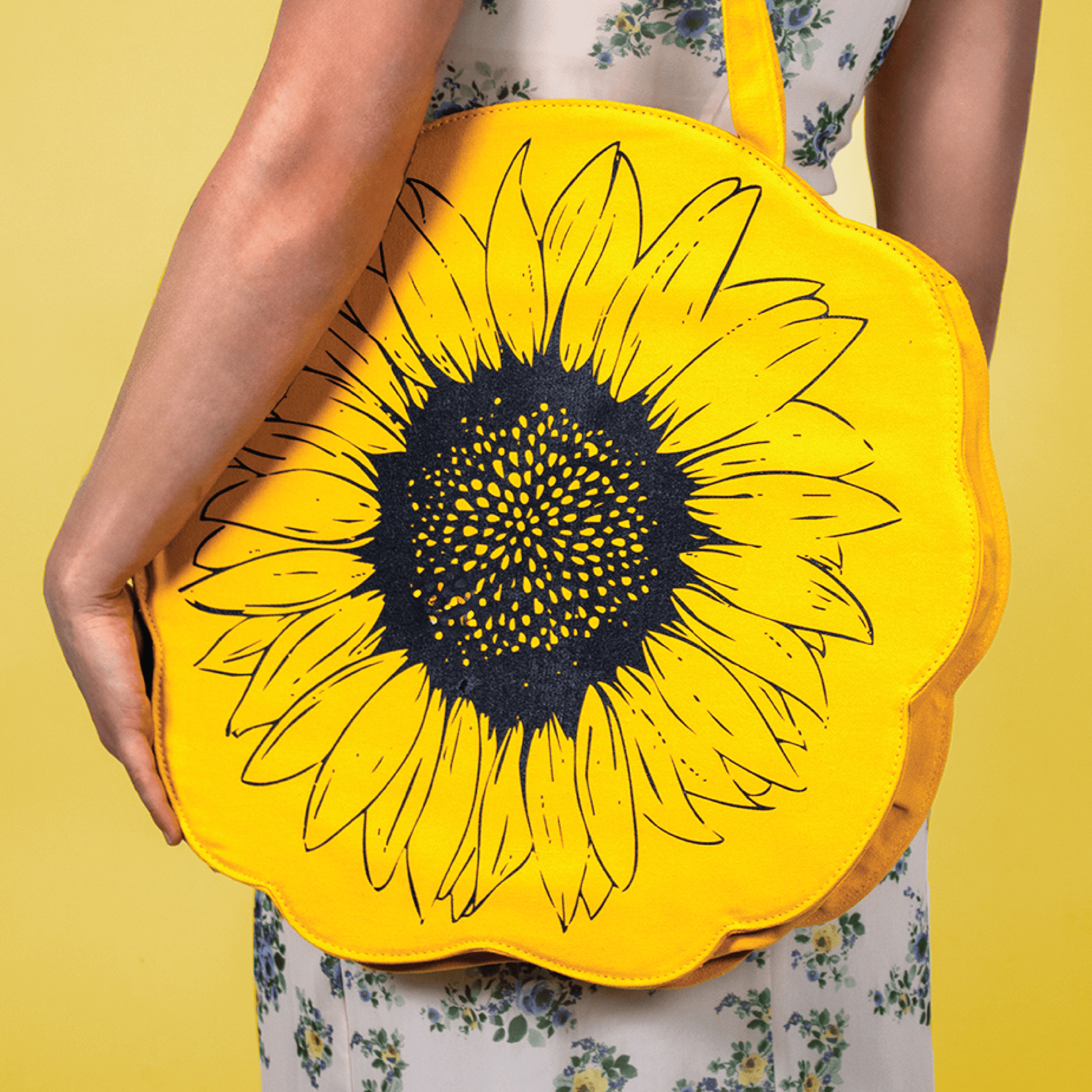 Sunflower Tote Bag in Yellow-Sterye-The Bullish Store