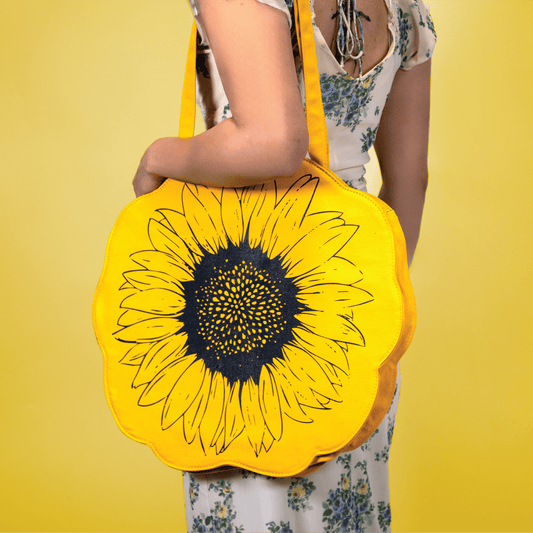 Sunflower Tote Bag in Yellow-Sterye-The Bullish Store