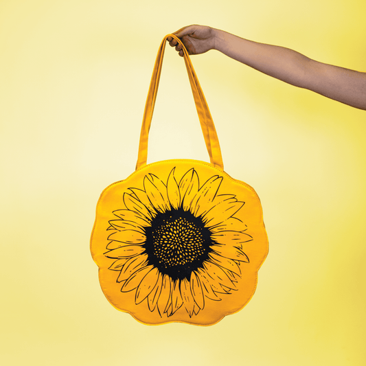 Sunflower Tote Bag in Yellow-Sterye-The Bullish Store
