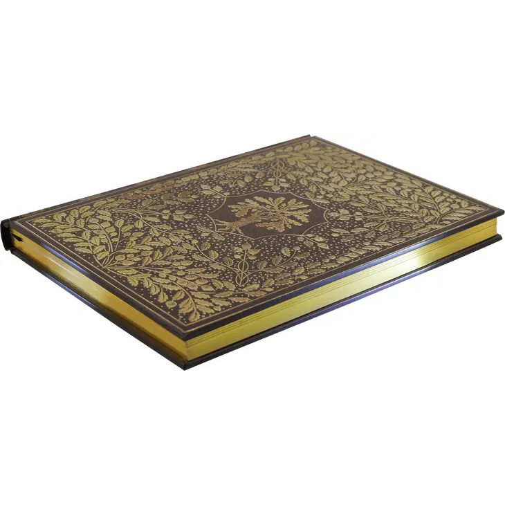 Gilded Tree of Life Journal in Gold | Embossed Cover | 6-1/4'' x 8-1/2''
