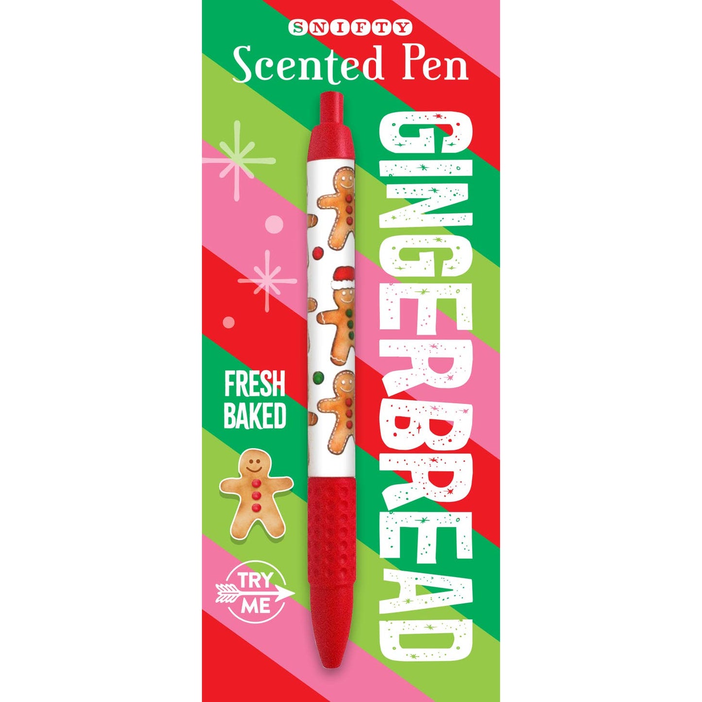 Gingerbread Scented Pen | Giftable Pen | Holidays, Christmas | Novelty Office Desk Supplies