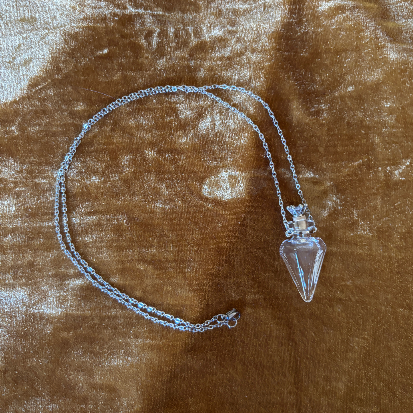 Glass Potion Bottle Necklace | Opens! Witchy Apothecary Pendant