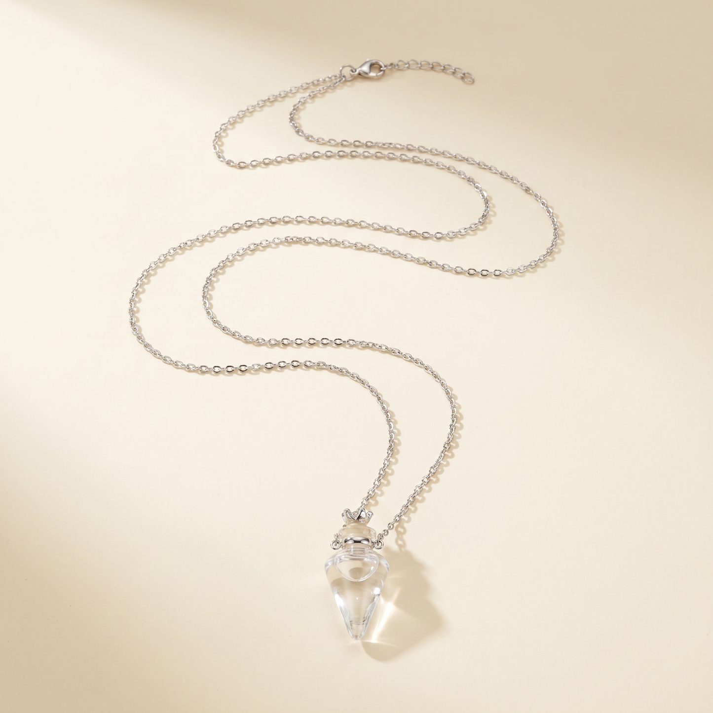 Glass Potion Bottle Necklace | Opens! Witchy Apothecary Pendant