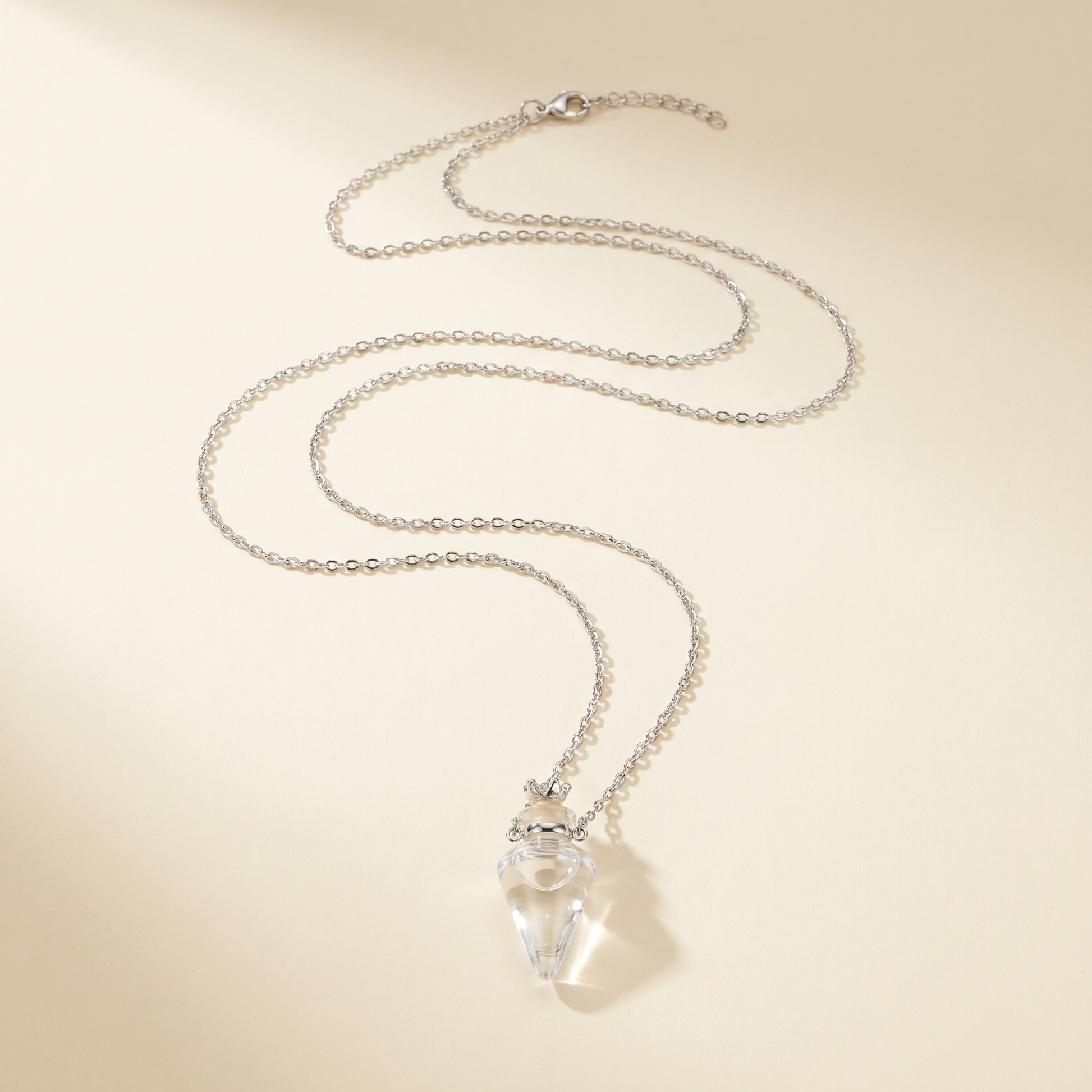 Glass Potion Bottle Necklace | Opens! Witchy Apothecary Pendant
