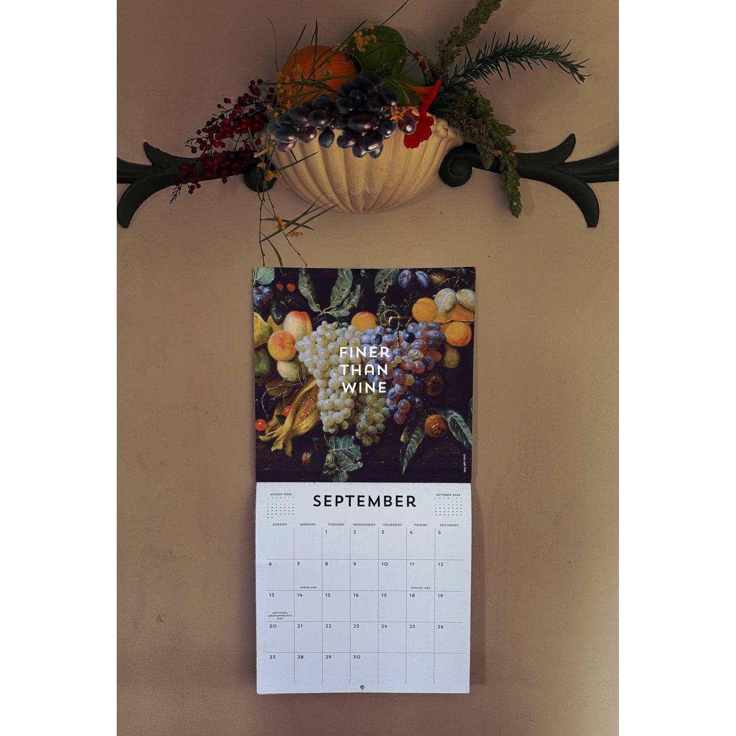 Gloom is Canceled 2026 Wall Calendar | Museums Arts Theme Billet-Doux 12 Month Calendar