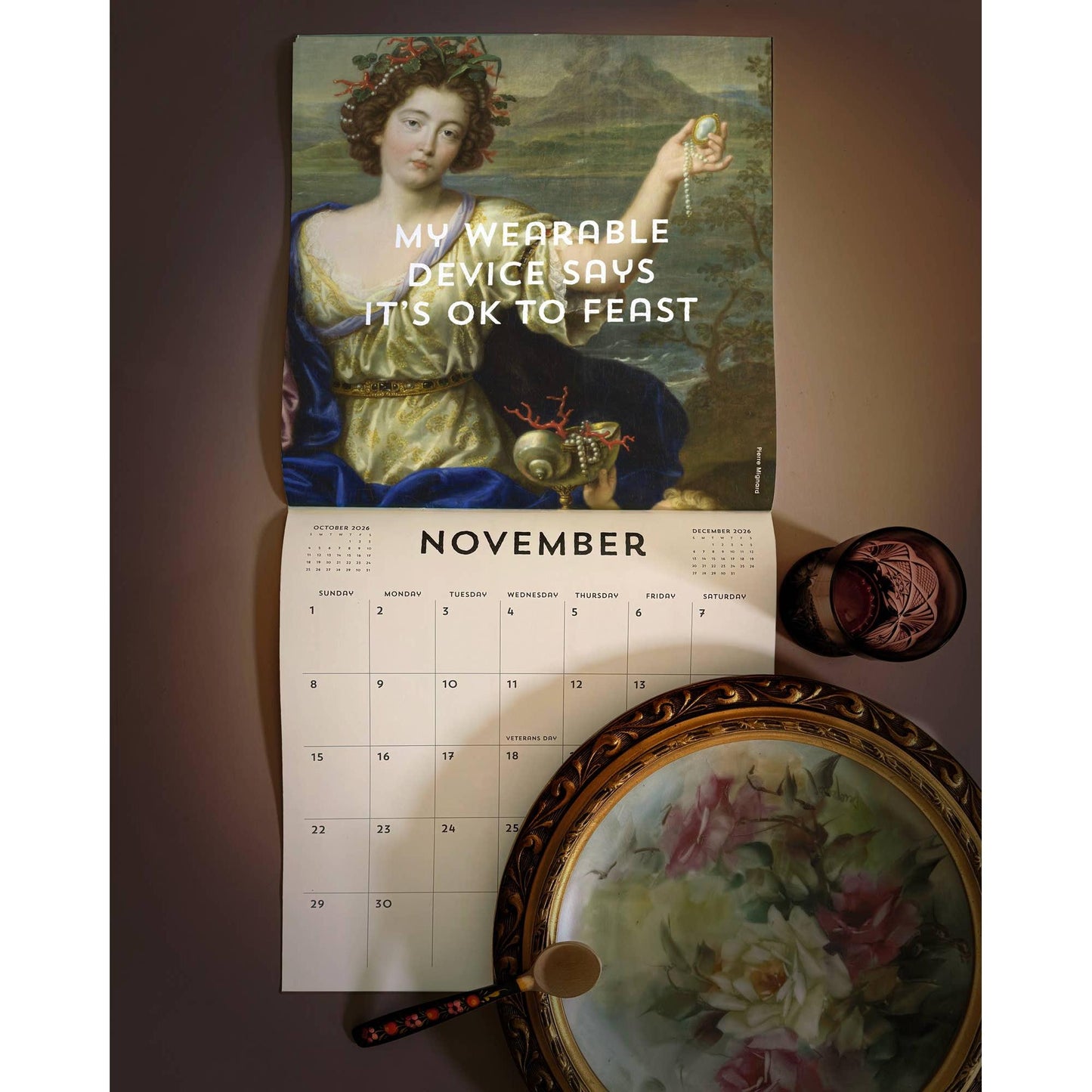Gloom is Canceled 2026 Wall Calendar | Museums Arts Theme Billet-Doux 12 Month Calendar