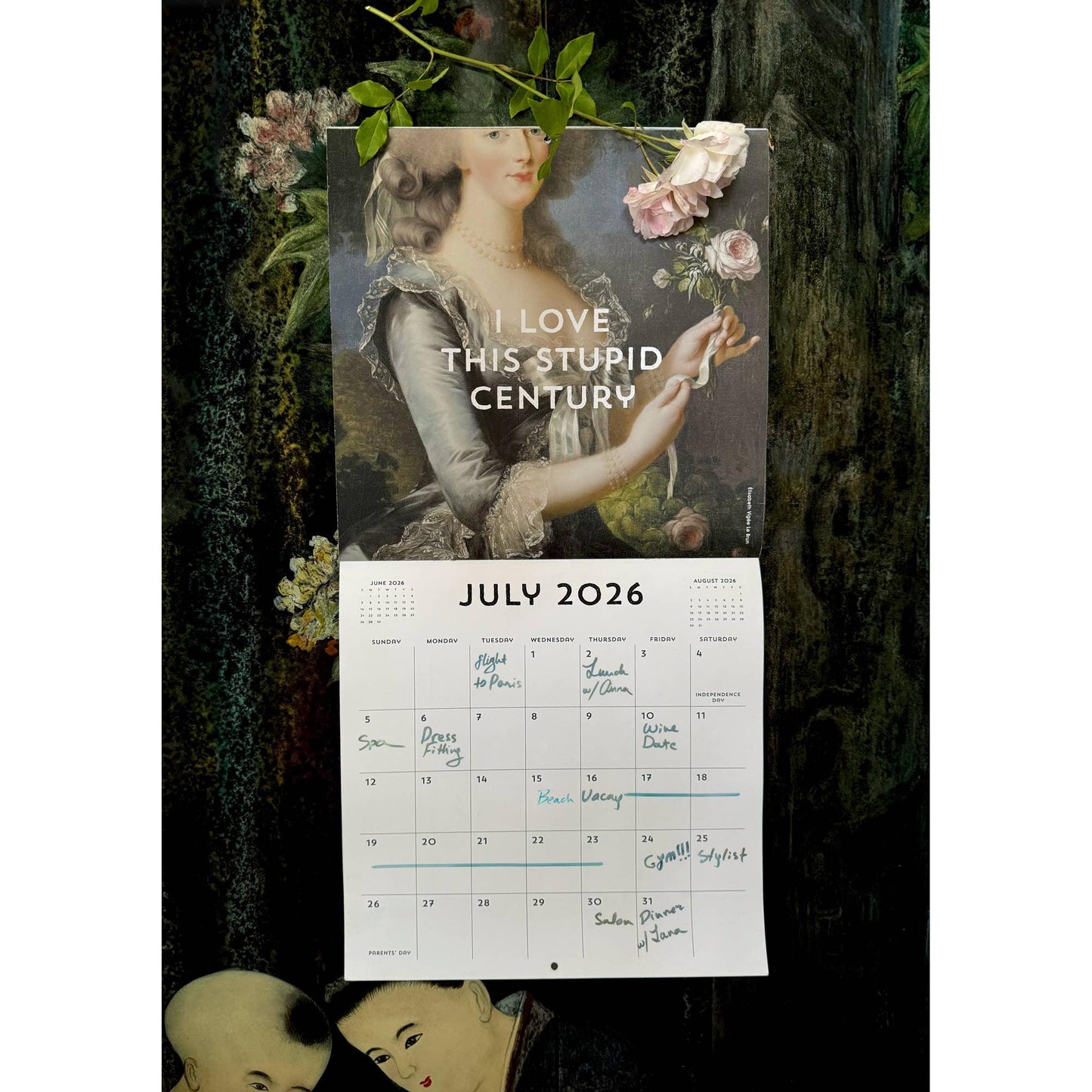 Gloom is Canceled 2026 Wall Calendar | Museums Arts Theme Billet-Doux 12 Month Calendar