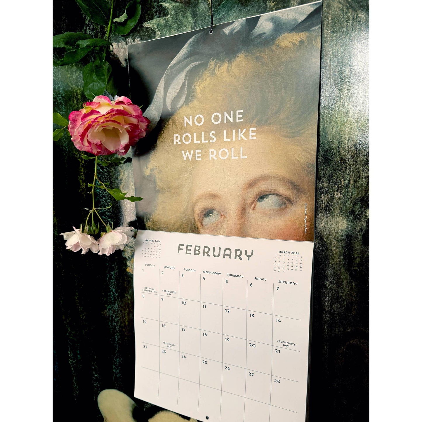 Gloom is Canceled 2026 Wall Calendar | Museums Arts Theme Billet-Doux 12 Month Calendar