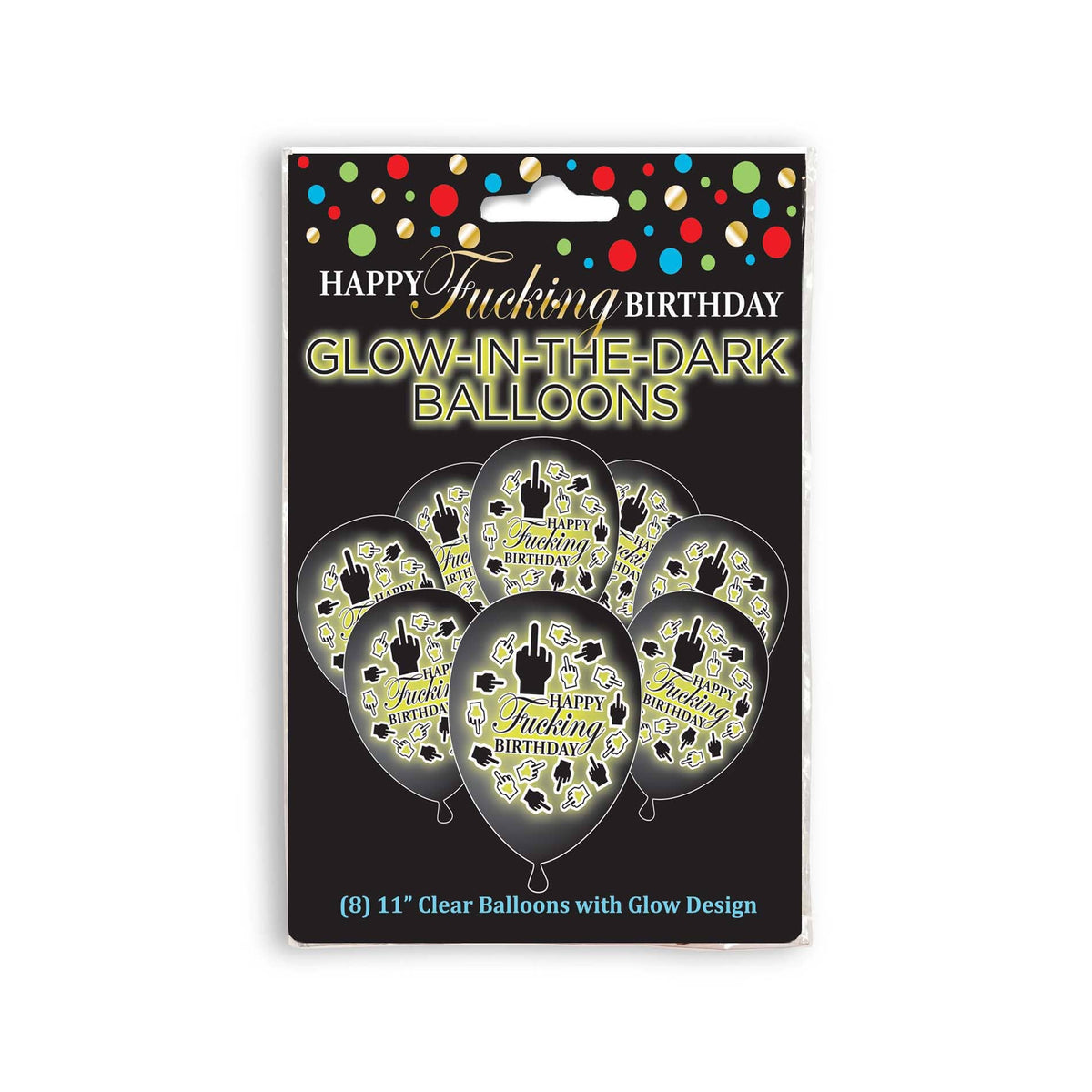 Pack of glow-in-the-dark balloons