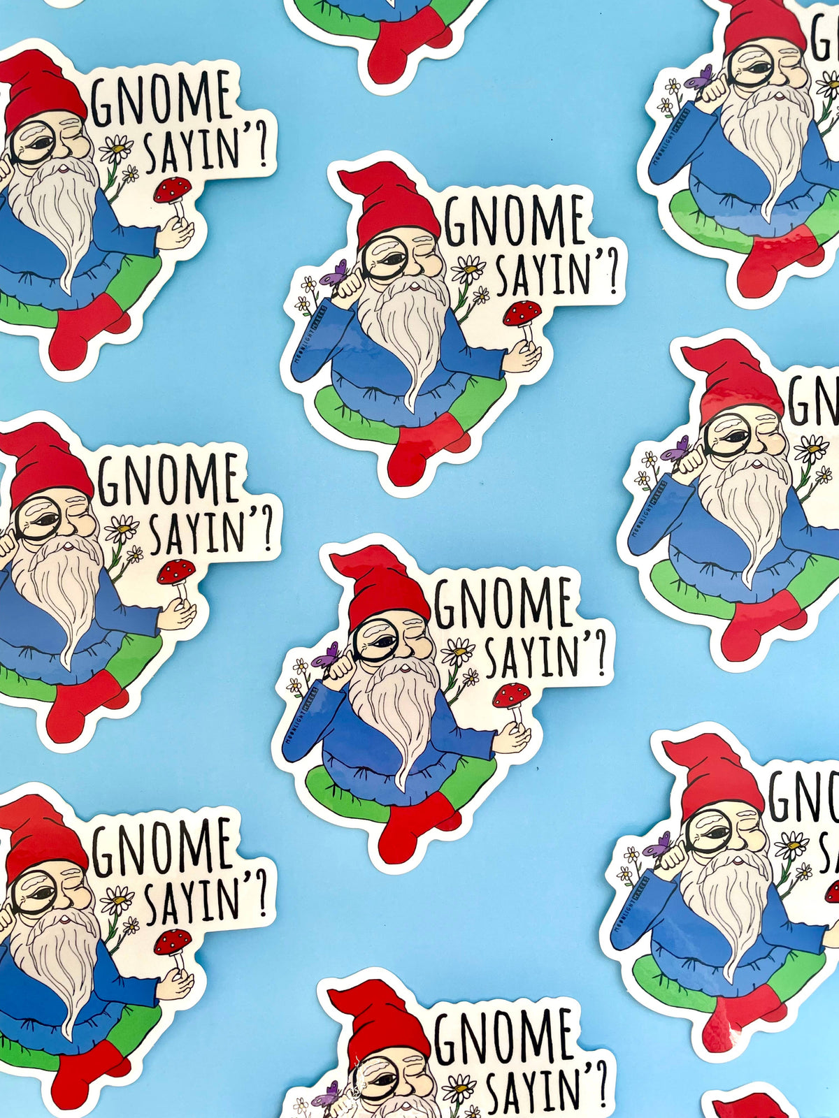 Gnome Sayin' Garden Vinyl Sticker