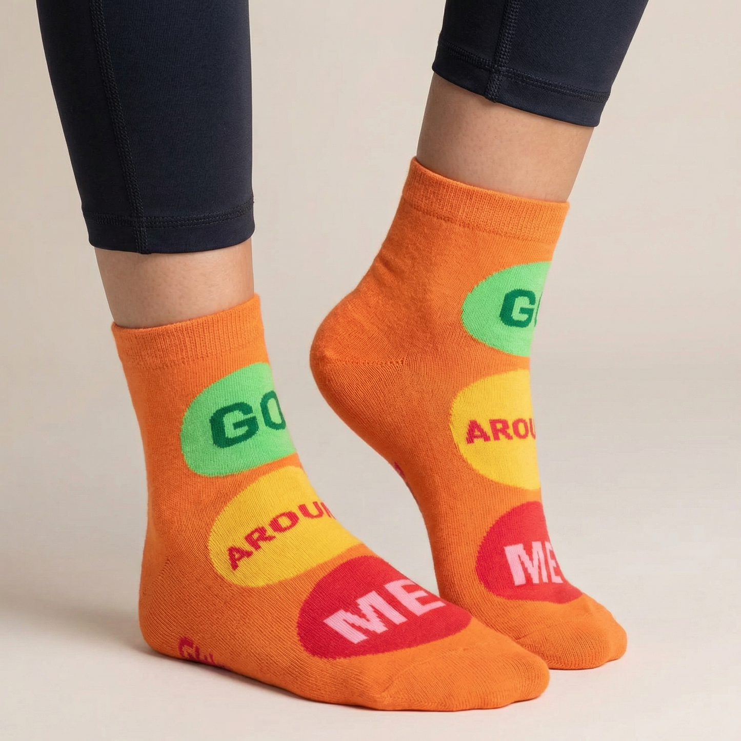 Go Around Me Women's Ankle Socks | BlueQ at GetBullish