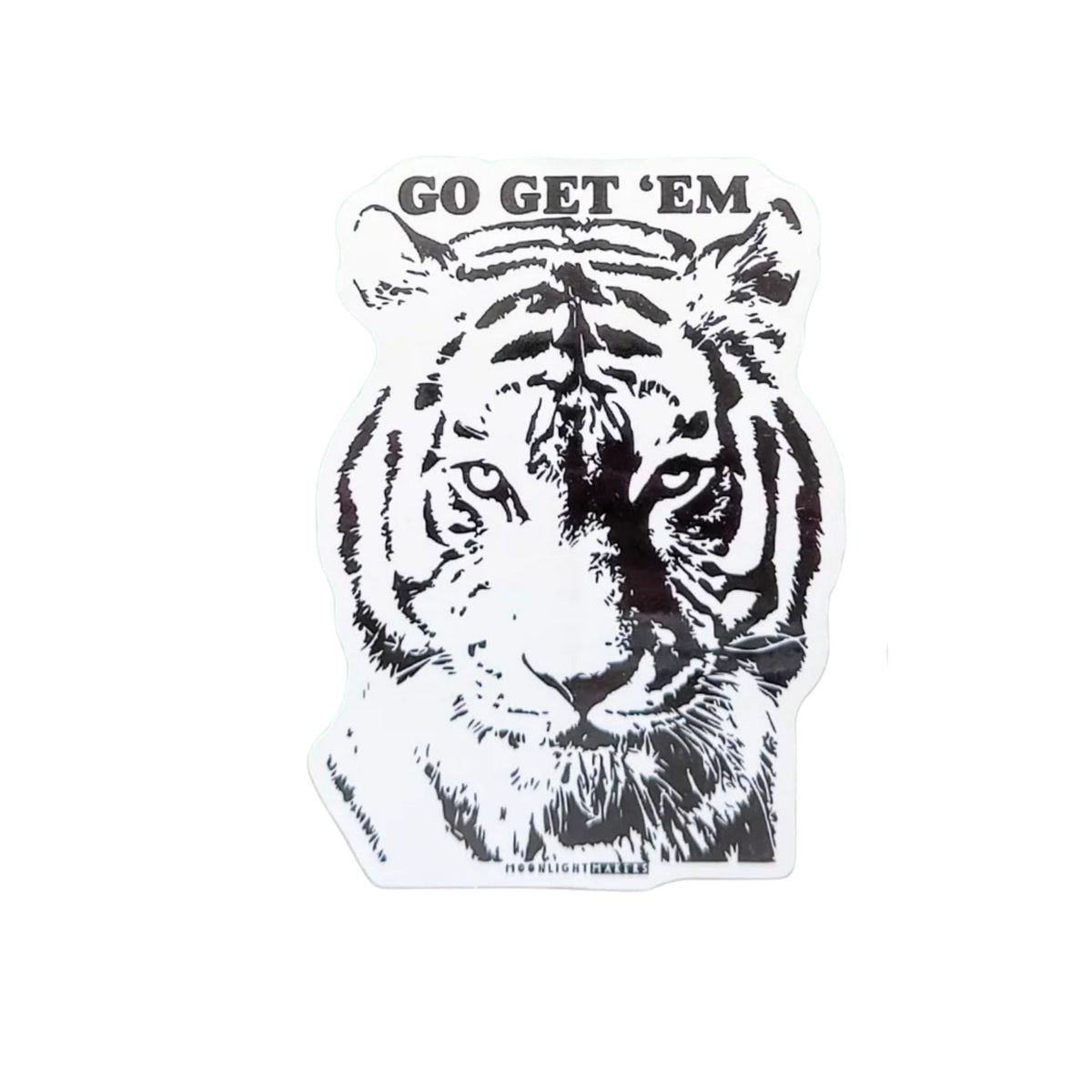 Go Get Em Tiger Vinyl Sticker