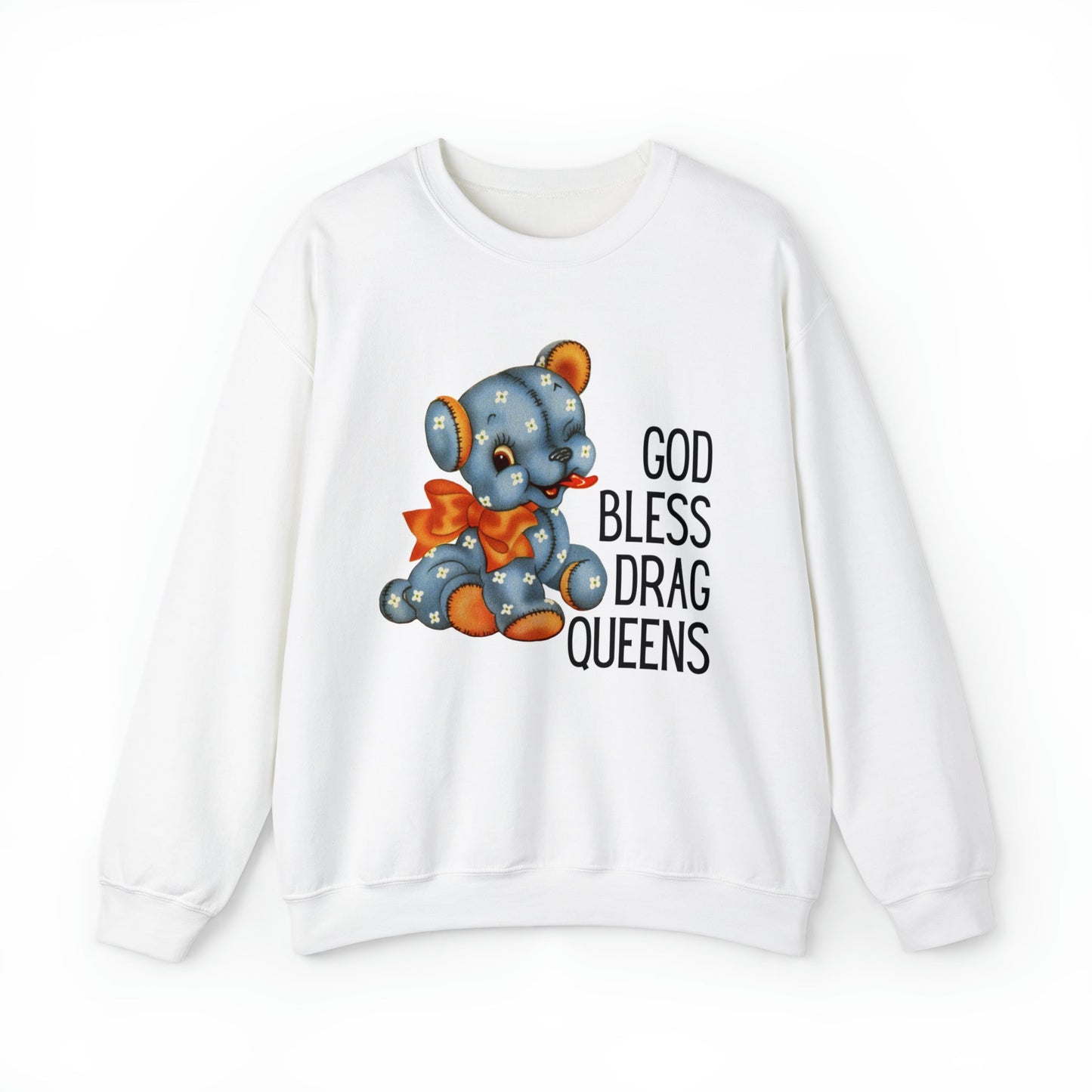 God Bless Drag Queens Unisex Heavy Blend™ Crewneck Sweatshirt