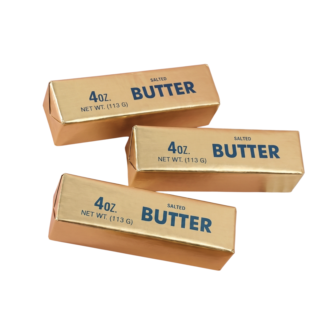 Golden Butter Squish | Stress Toy, Joke Gift, Fidget Toy | Wrapped Stick of Salted Butter-Crover-The Bullish Store