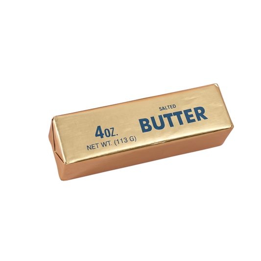 Golden Butter Squish | Stress Toy, Joke Gift, Fidget Toy | Wrapped Stick of Salted Butter-Crover-The Bullish Store