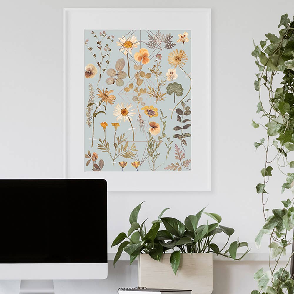 Golden Garden 11" x 14" Art Print | Copper Details | Unframed | Gift for Her