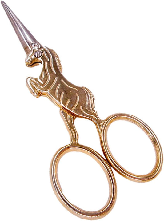 Golden Unicorn Mini Scissors | Embroidery Size 4"