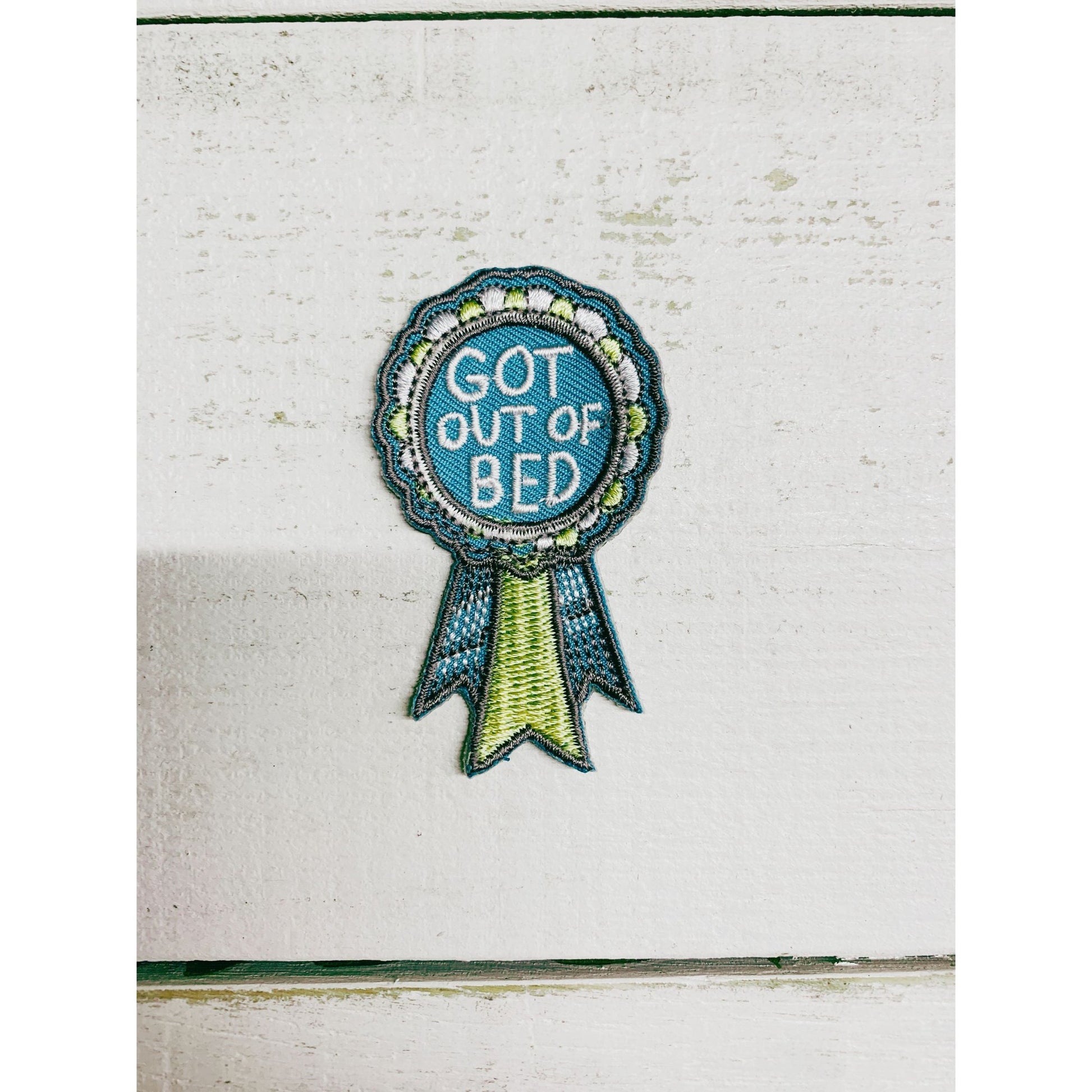 Got Out Of Bed Champion Award No-Sew Patch