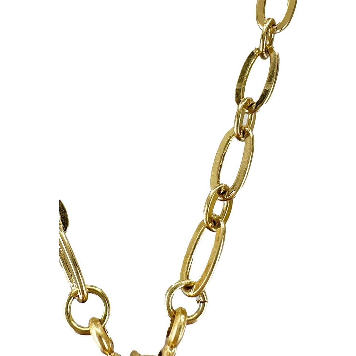 Gradient Gummy Bear Necklace on Gold Chain | Pink-Purple or Pink-Gold Candy Pendant