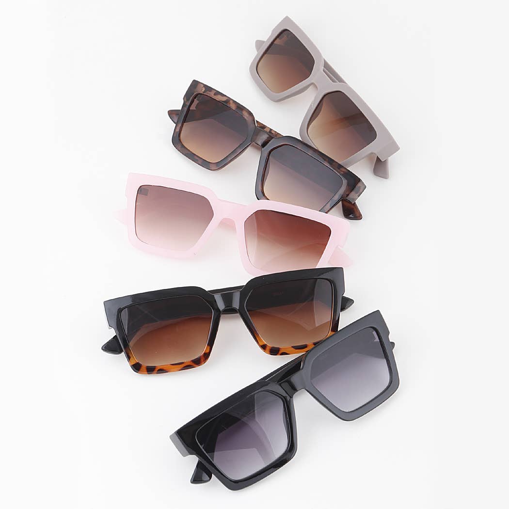 Gradient Lens Square Sunglasses